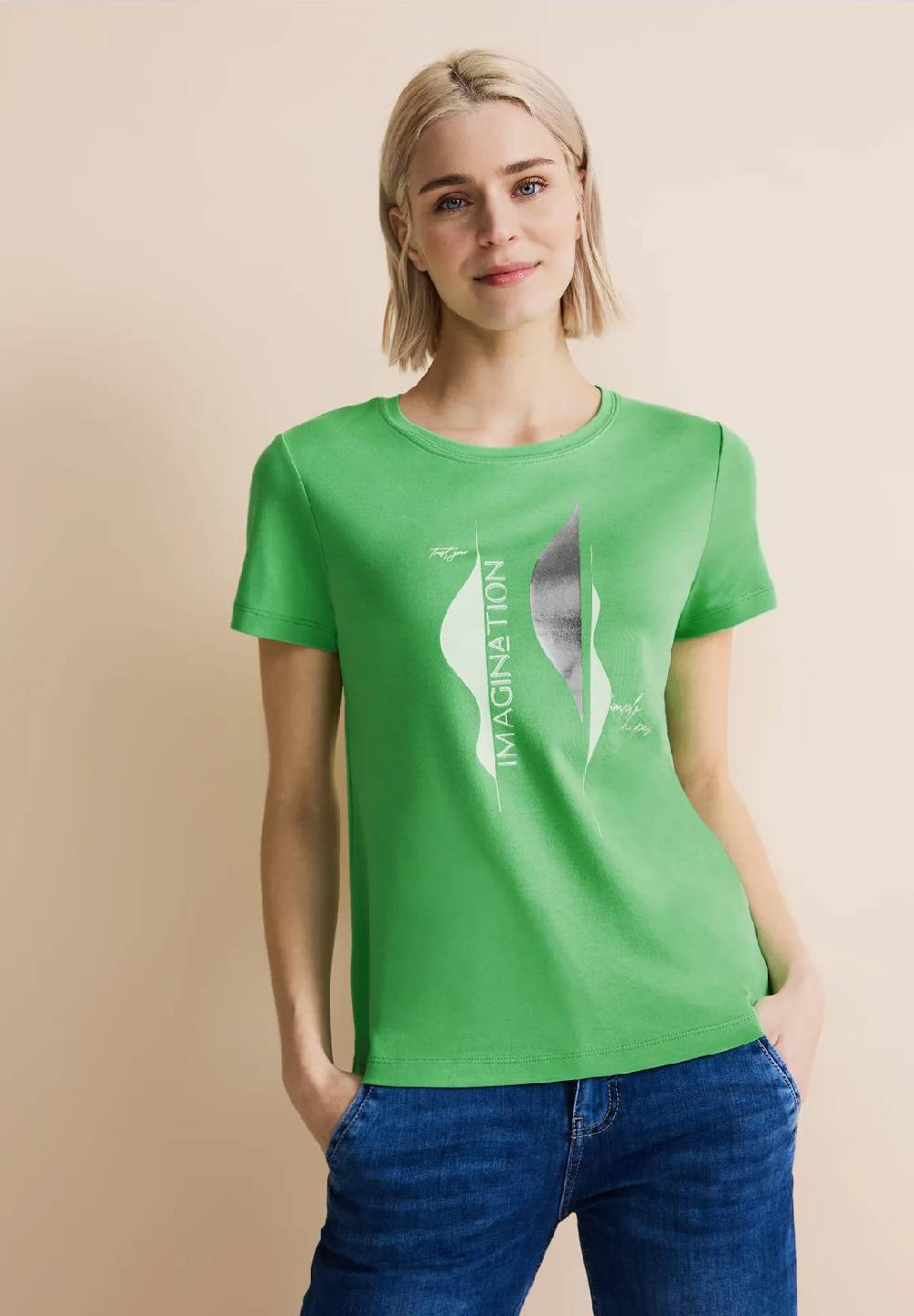 Street One T-Shirt mit Partprint