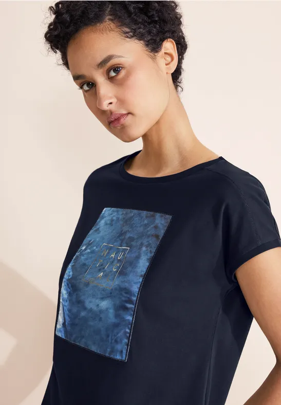 Street One T-Shirt Mit Print Patch