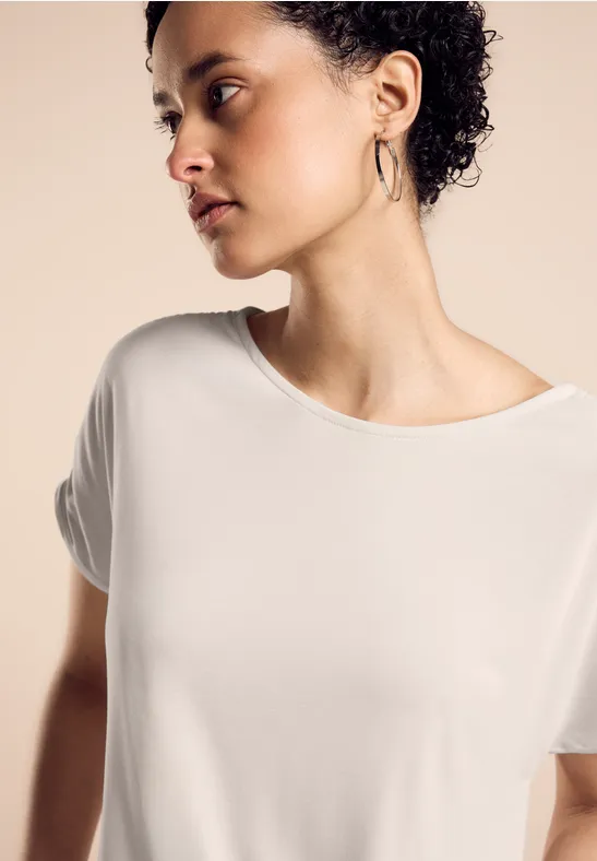 Street One T-Shirt Mit Raffung