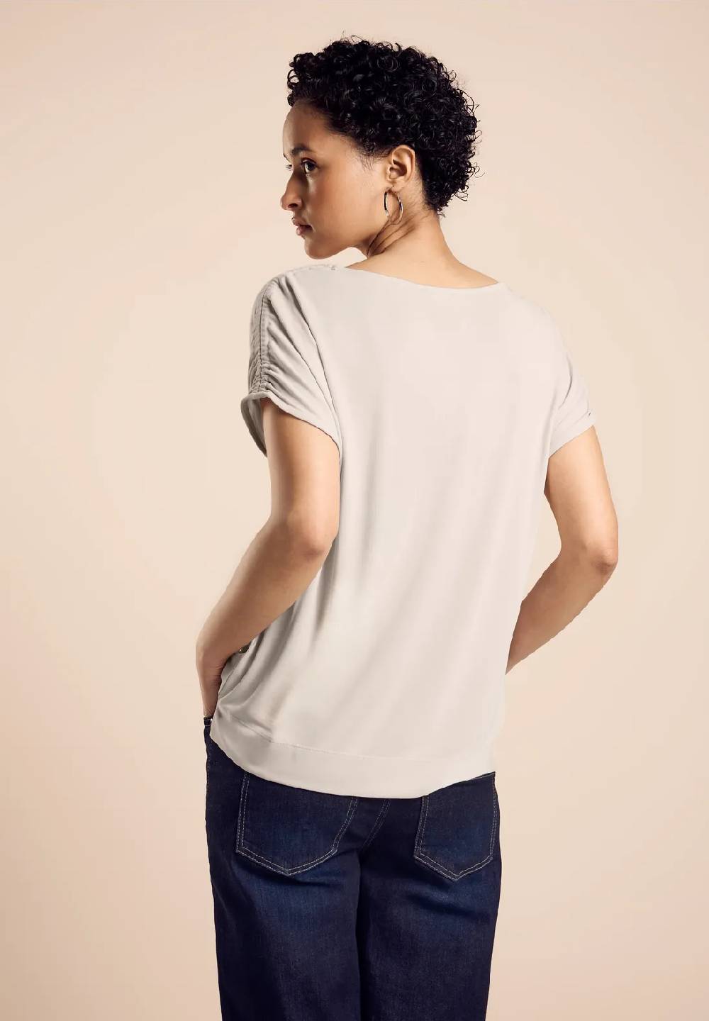 Street One T-Shirt Mit Raffung