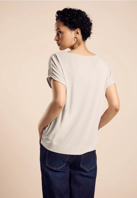 Street One T-Shirt Mit Raffung