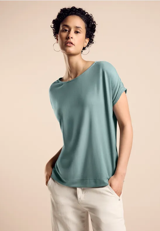 Street One T-Shirt Mit Raffung