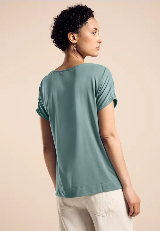 Street One T-Shirt Mit Raffung