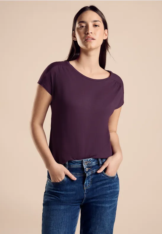 Street One T-Shirt Mit Raffung