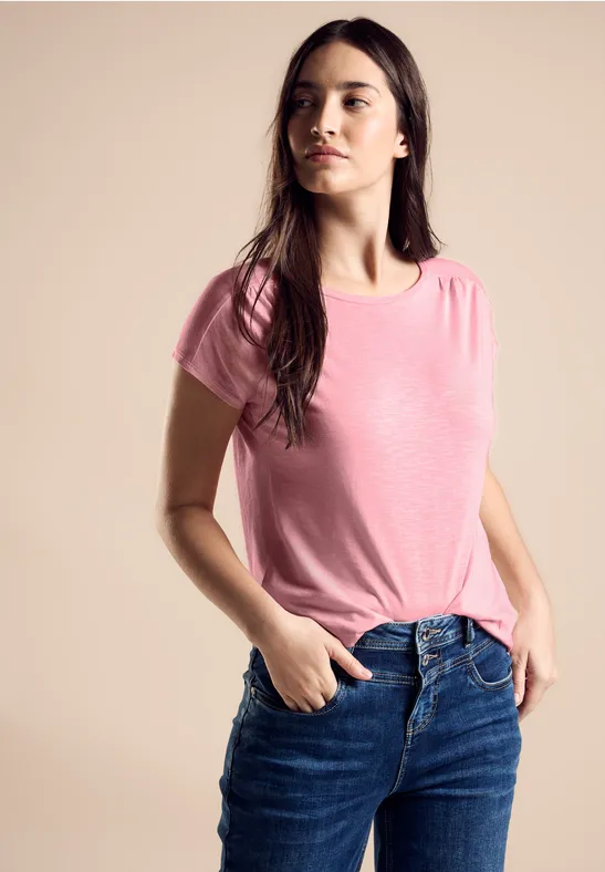 Street One T-Shirt Mit Raffung