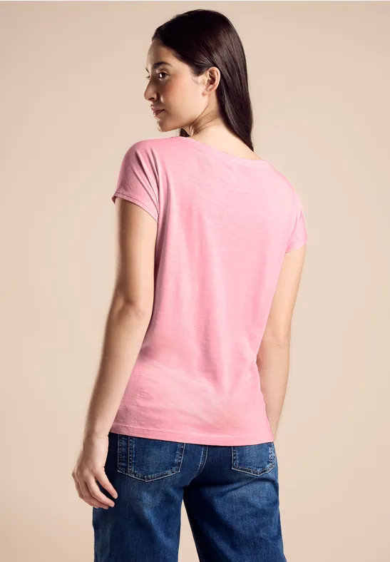 Street One T-Shirt Mit Raffung