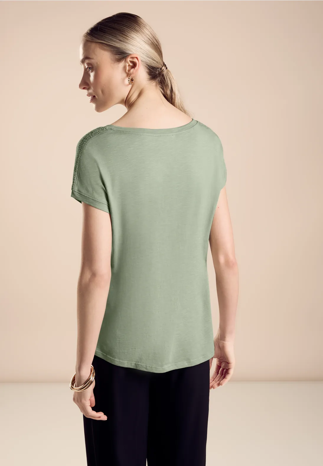 Street One T-Shirt Mit Raffung