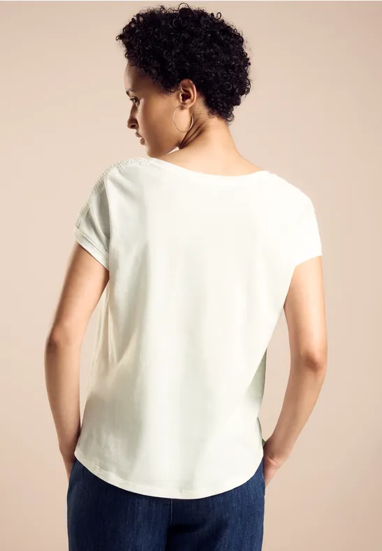 Street One T-Shirt Mit Raffung