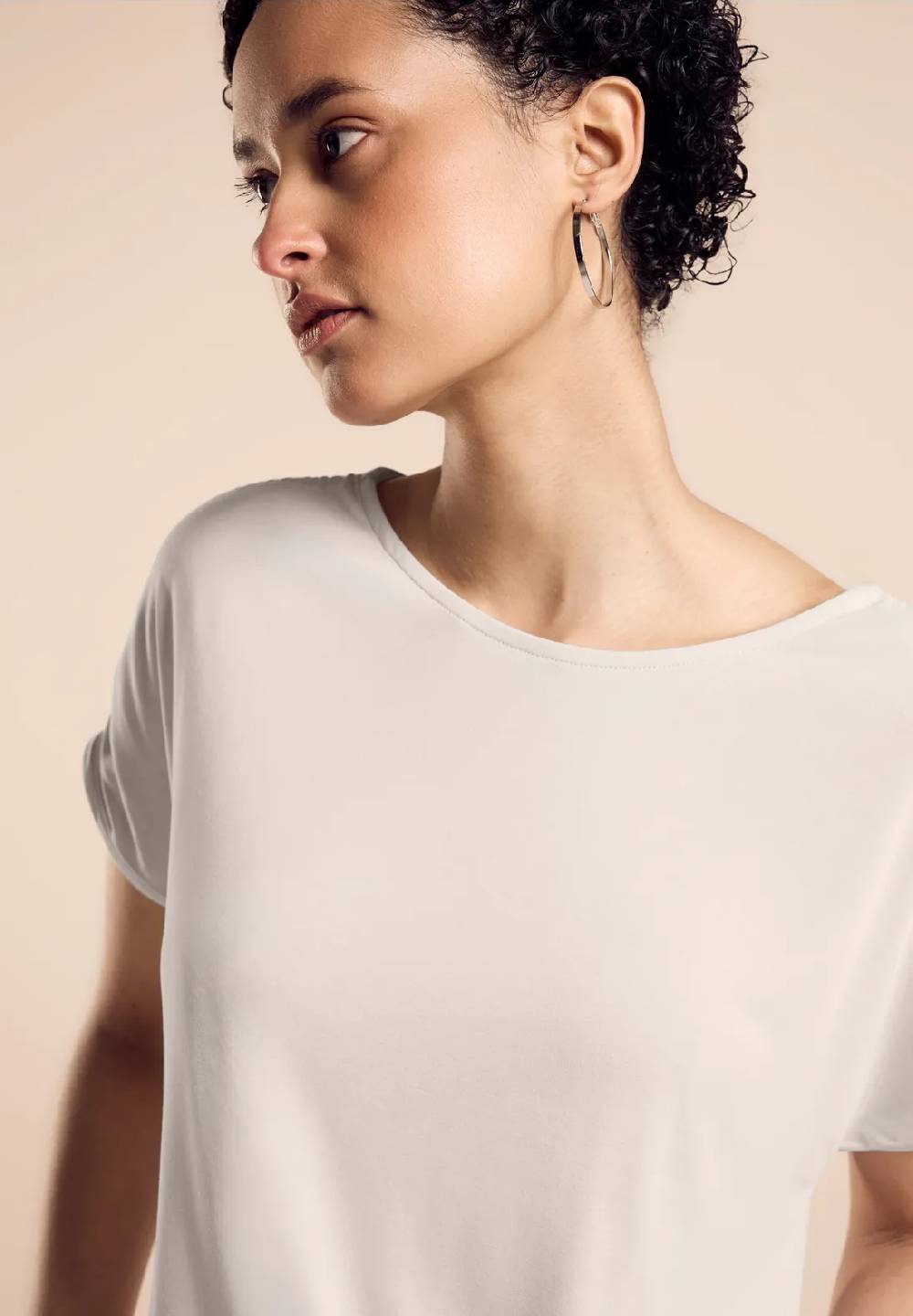 Street One T-Shirt mit Raffung