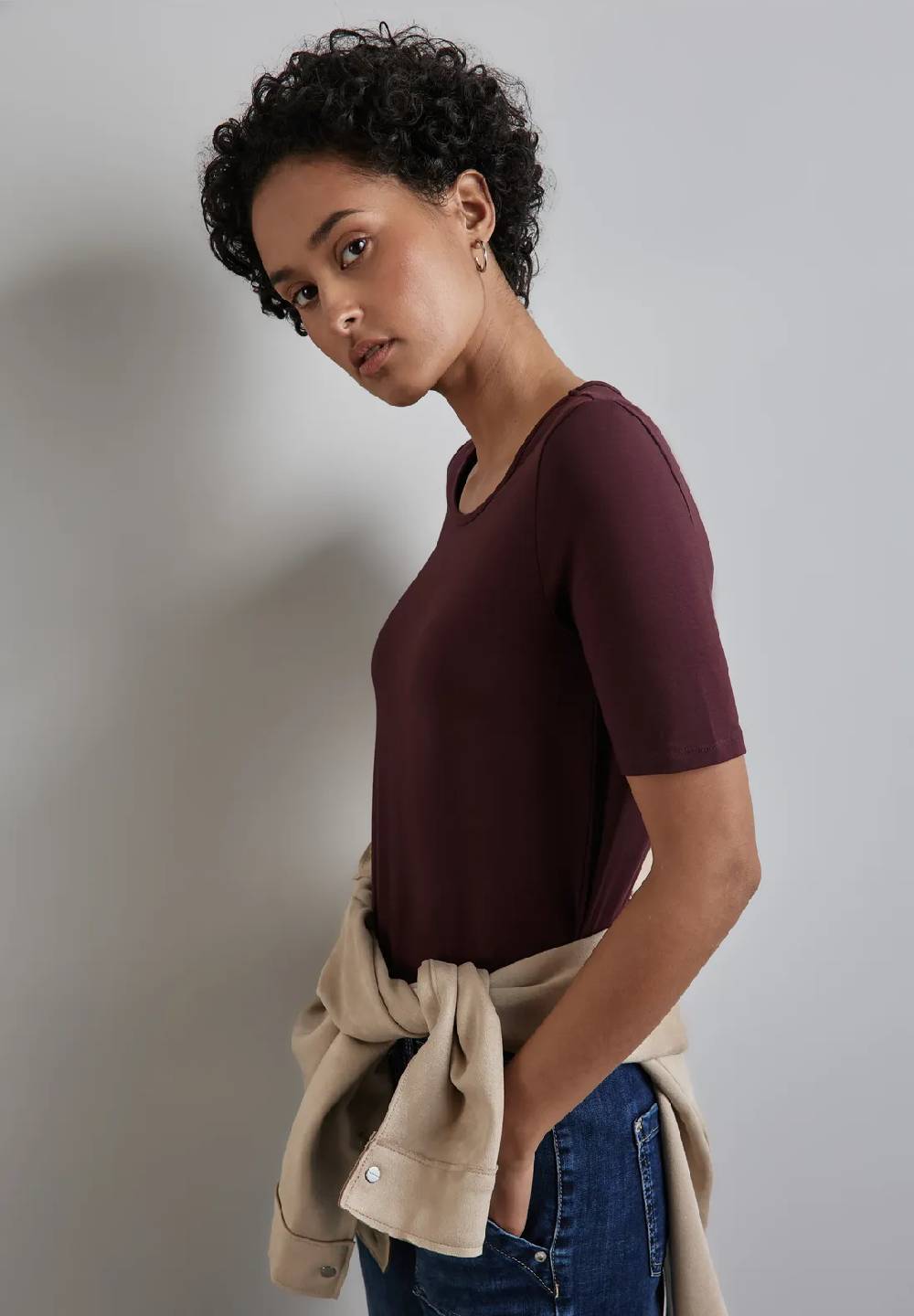 Street One T-Shirt mit Rundhals