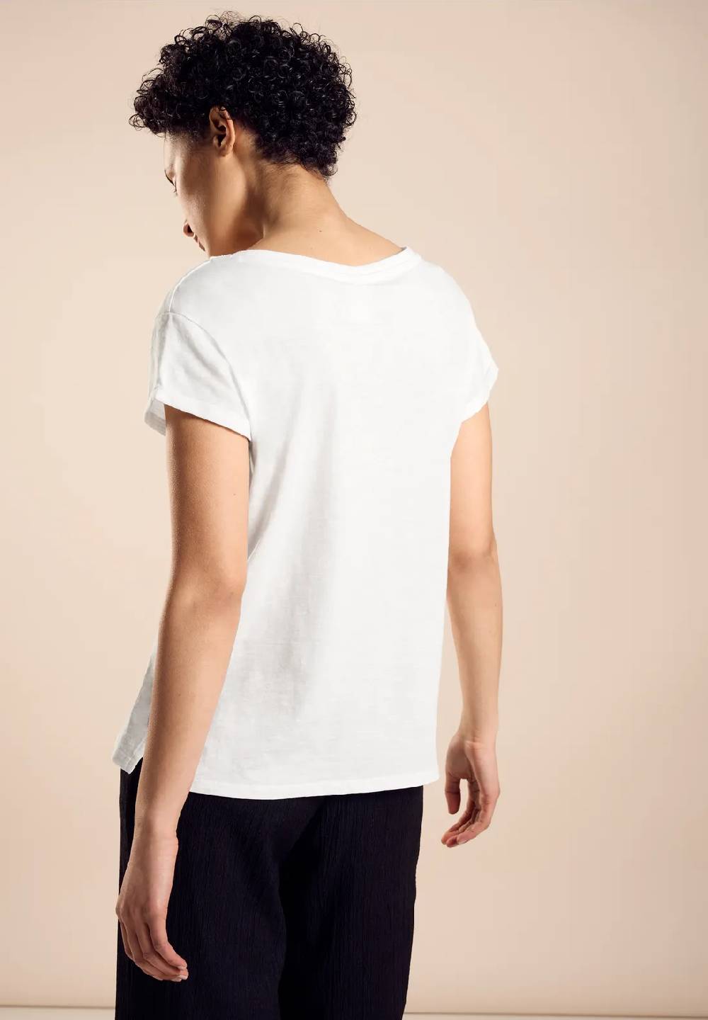 Street One T-Shirt Mit Schimmer Print