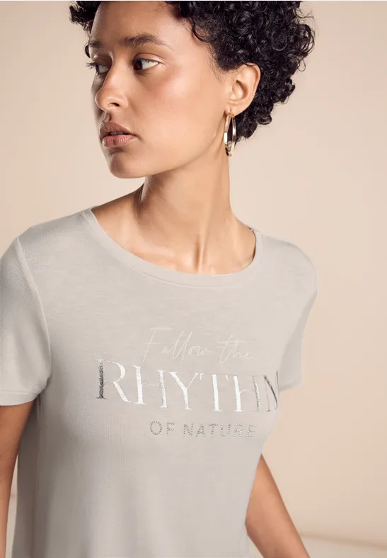 Street One T-Shirt Mit Schriftzug