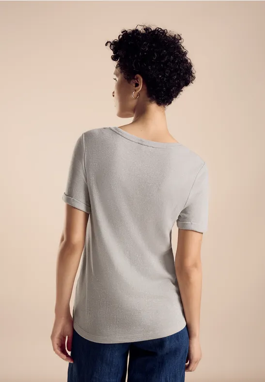Street One T-Shirt Mit Shiny Print