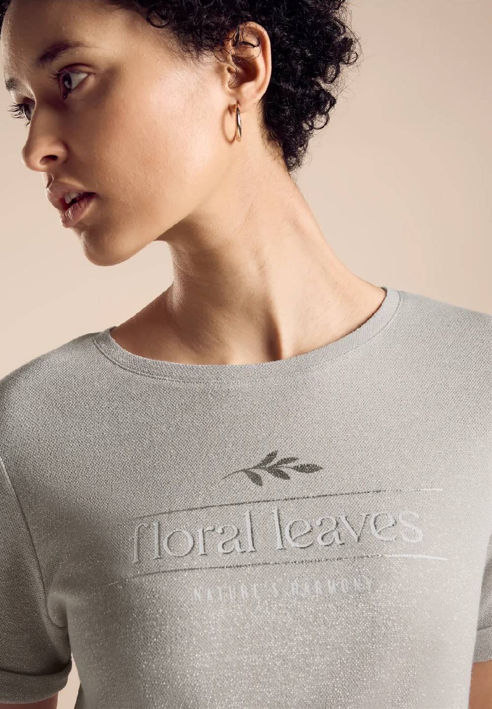 Street One T-Shirt mit shiny Print