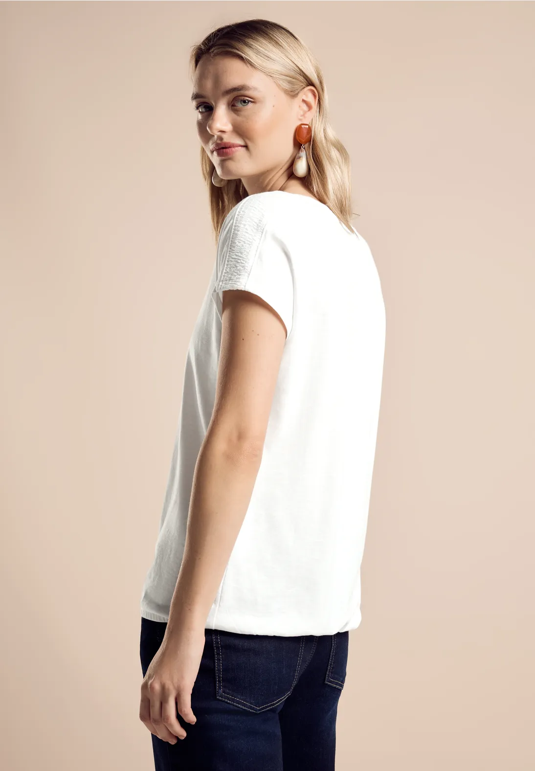 Street One T-Shirt Mit Smock-Detail