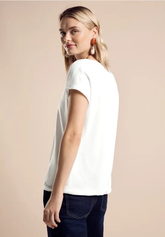 Street One T-Shirt Mit Smock-Detail