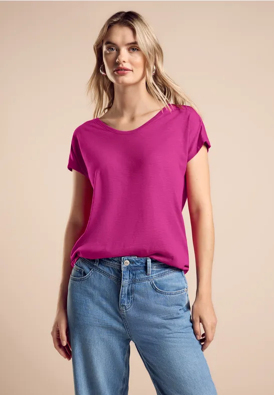 Street One T-Shirt Mit Smock-Detail