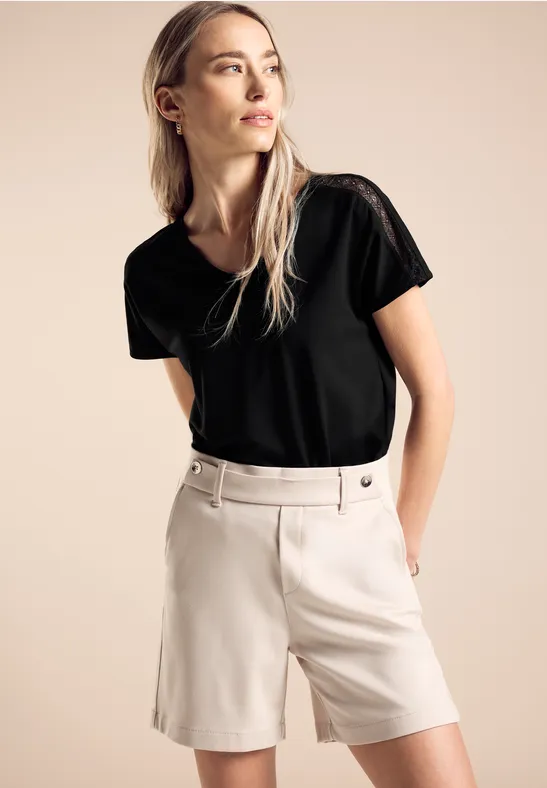 Street One T-Shirt Mit Spitze