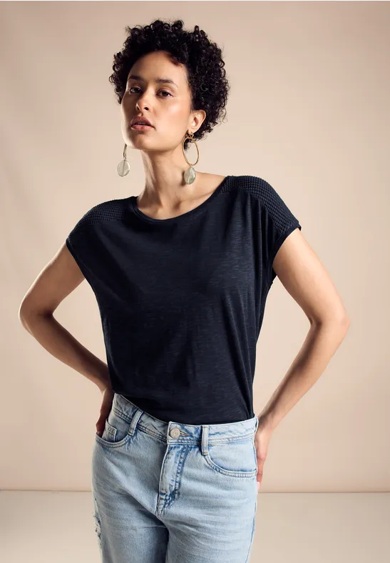 Street One T-Shirt Mit Spitze