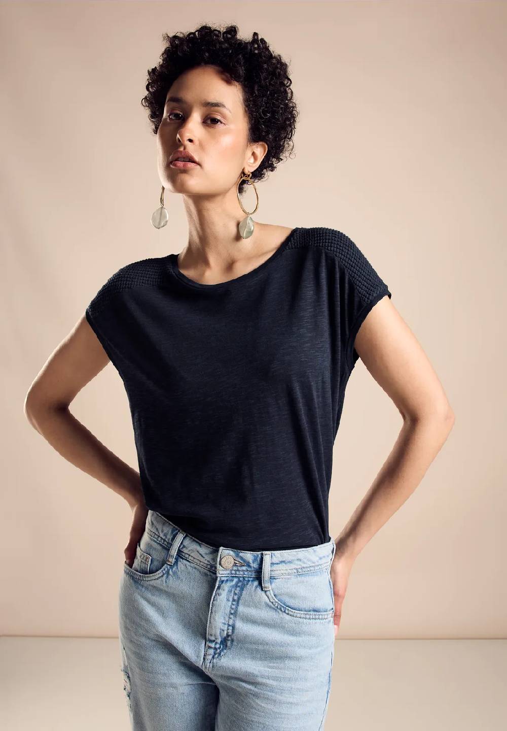 Street One T-Shirt mit Spitze