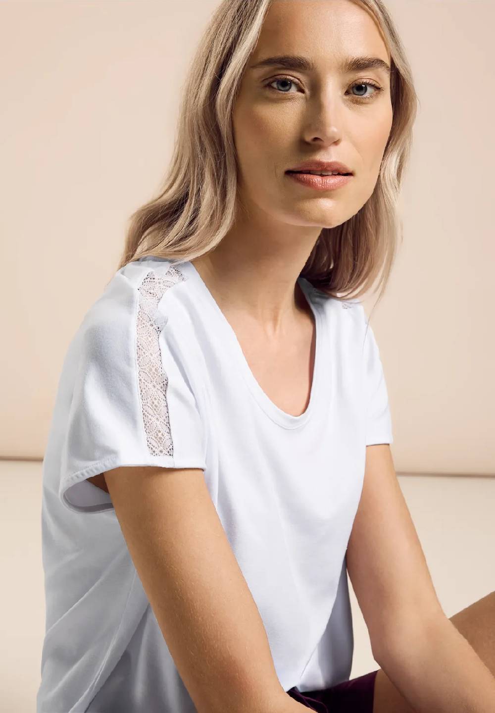 Street One T-Shirt mit Spitze