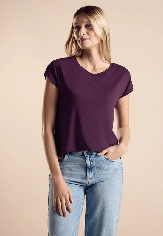 Street One T-Shirt Mit Stickerei