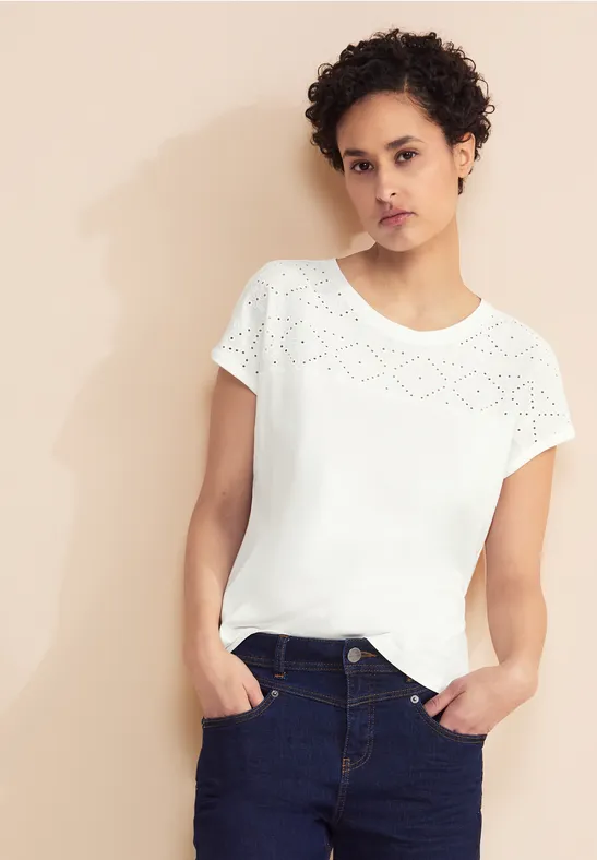 Street One T-Shirt Mit Stickerei