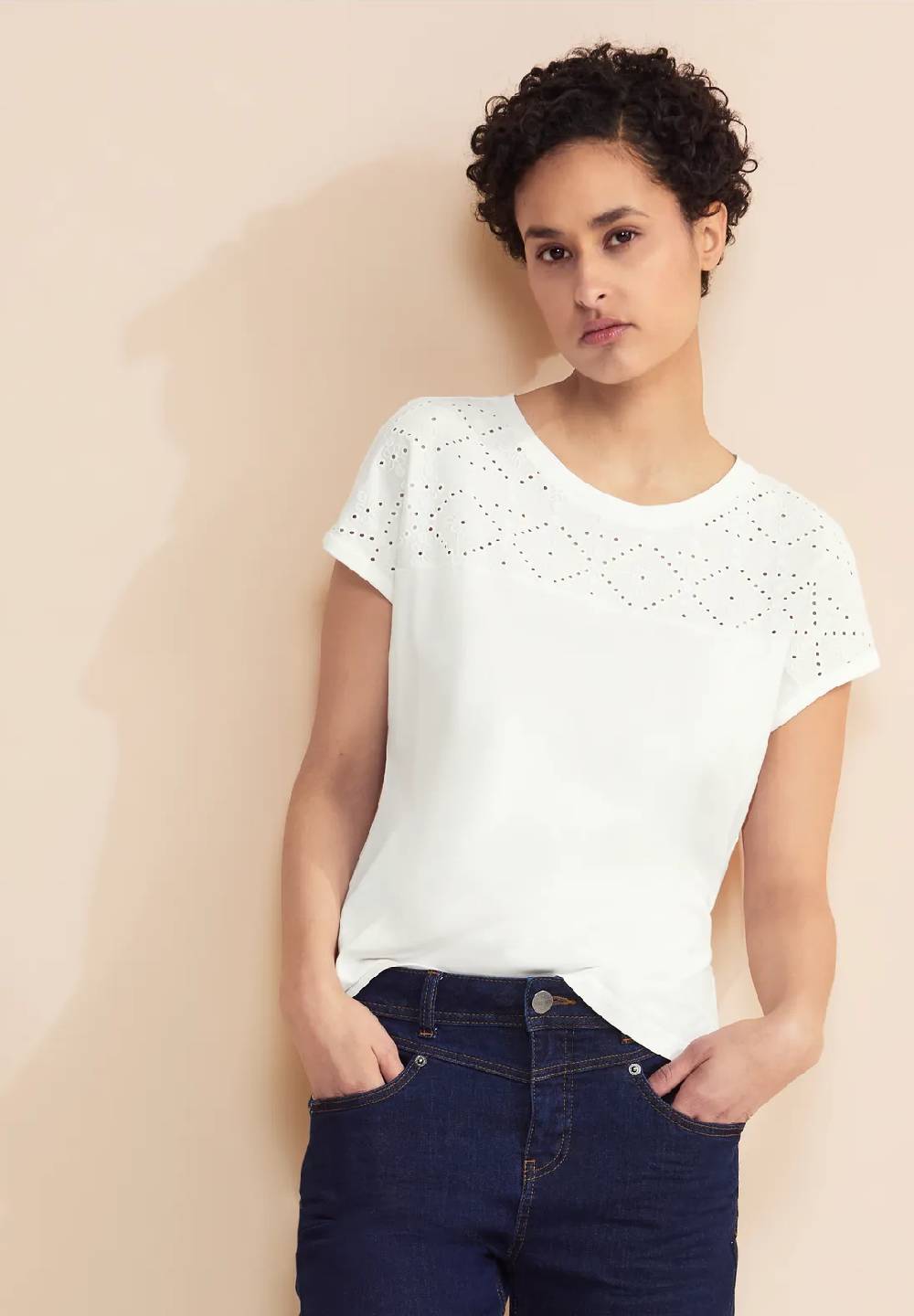 Street One T-Shirt mit Stickerei