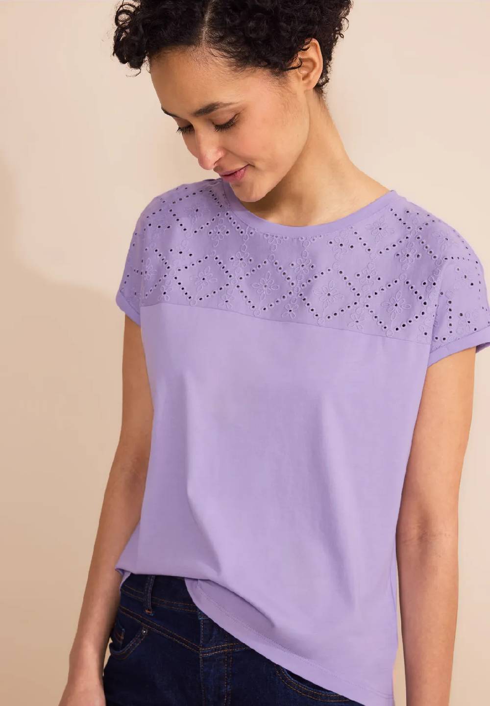 Street One T-Shirt mit Stickerei