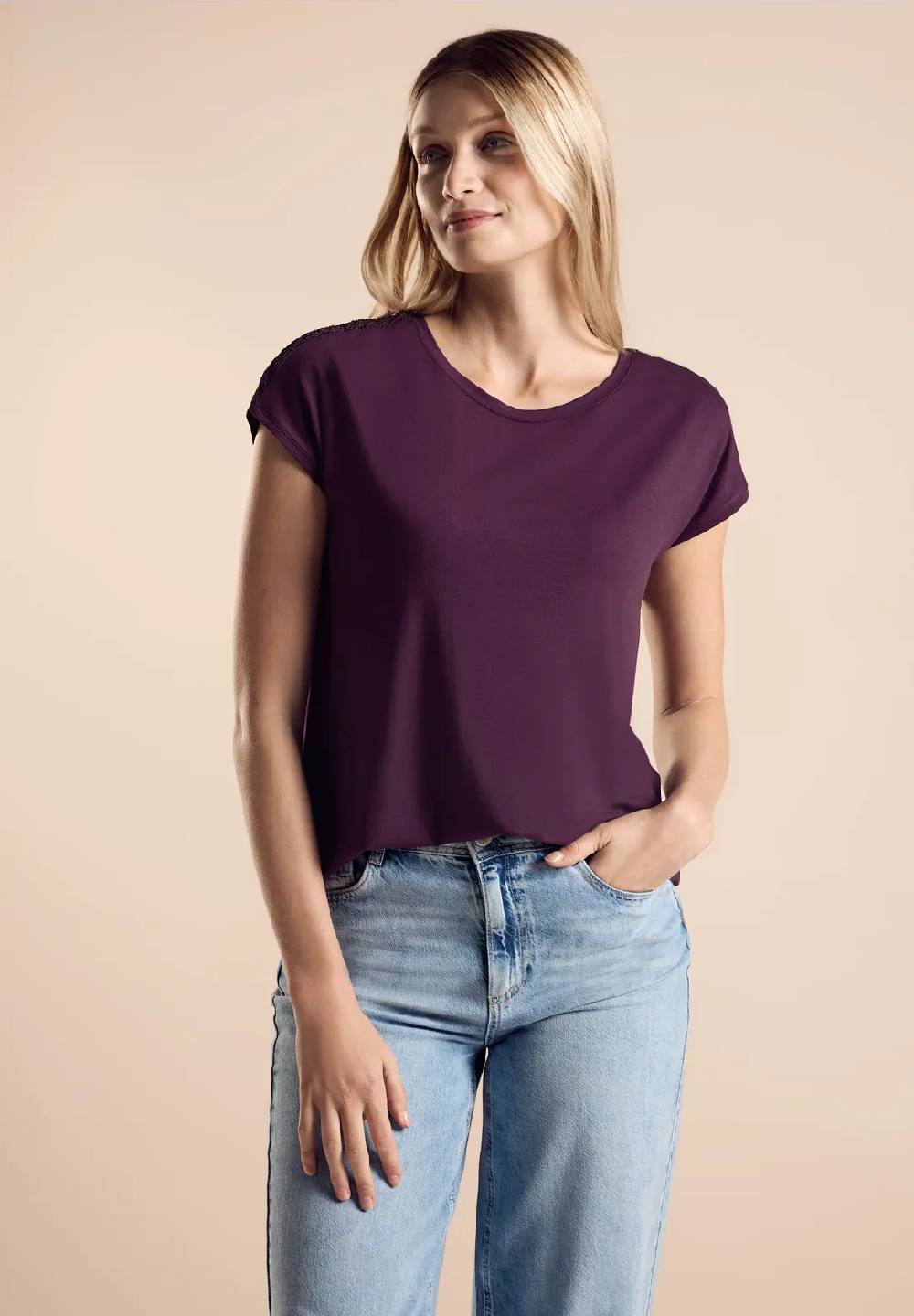 Street One T-Shirt mit Stickerei