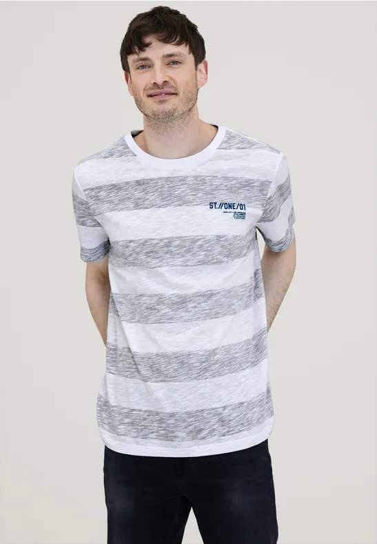 Street One T-Shirt Mit Streifen Muster