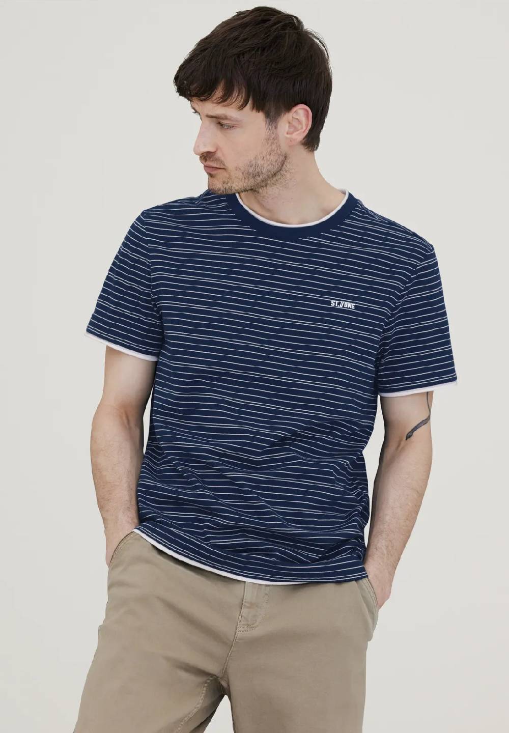 Street One T-Shirt mit Streifenmuster