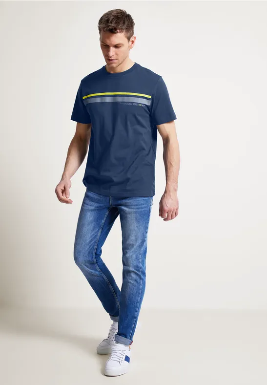 Street One T-Shirt Mit Streifenprint