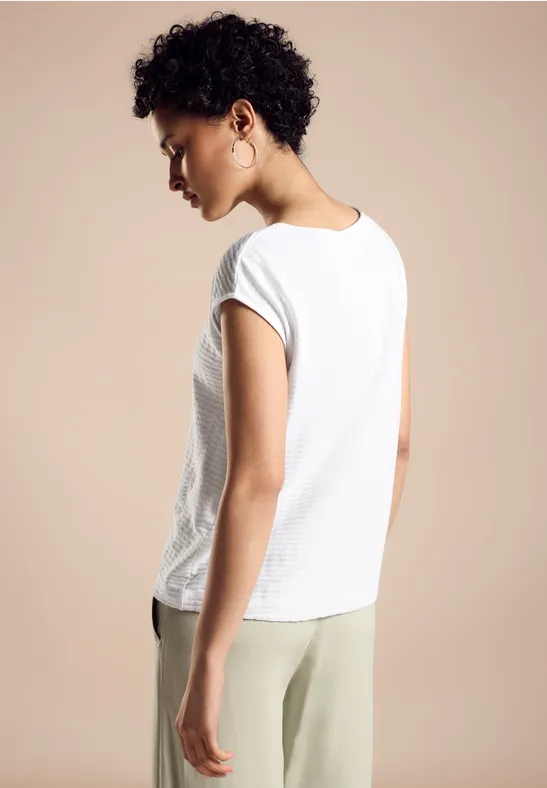 Street One T-Shirt Mit Struktur