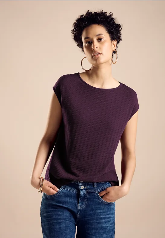 Street One T-Shirt Mit Struktur