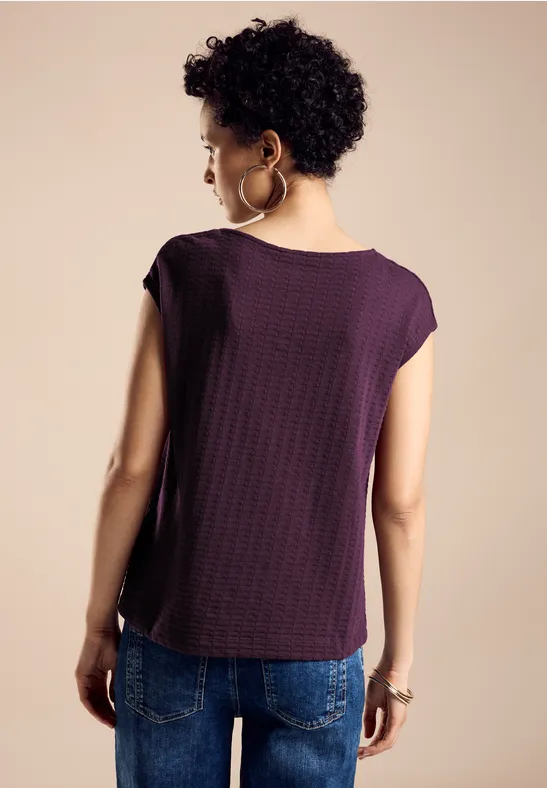 Street One T-Shirt Mit Struktur