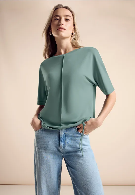 Street One T-Shirt Mit Tunnelzug