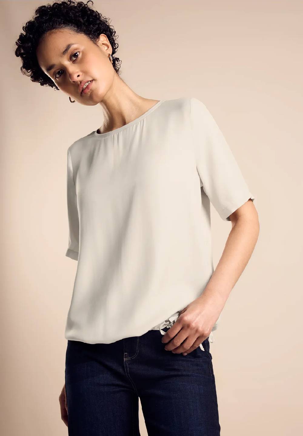 Street One T-Shirt mit Tunnelzug