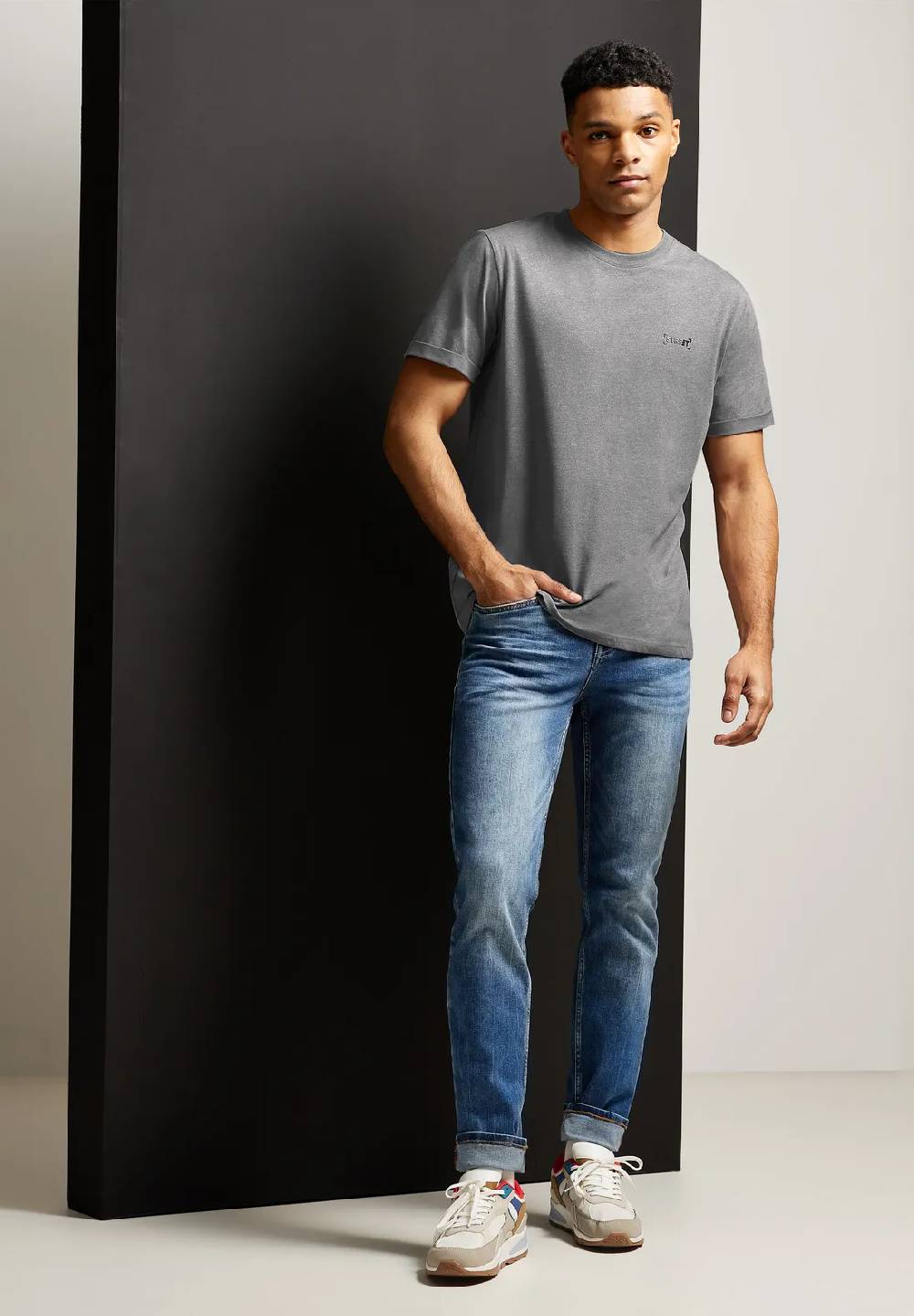 Street One T-Shirt mit Turn-Up