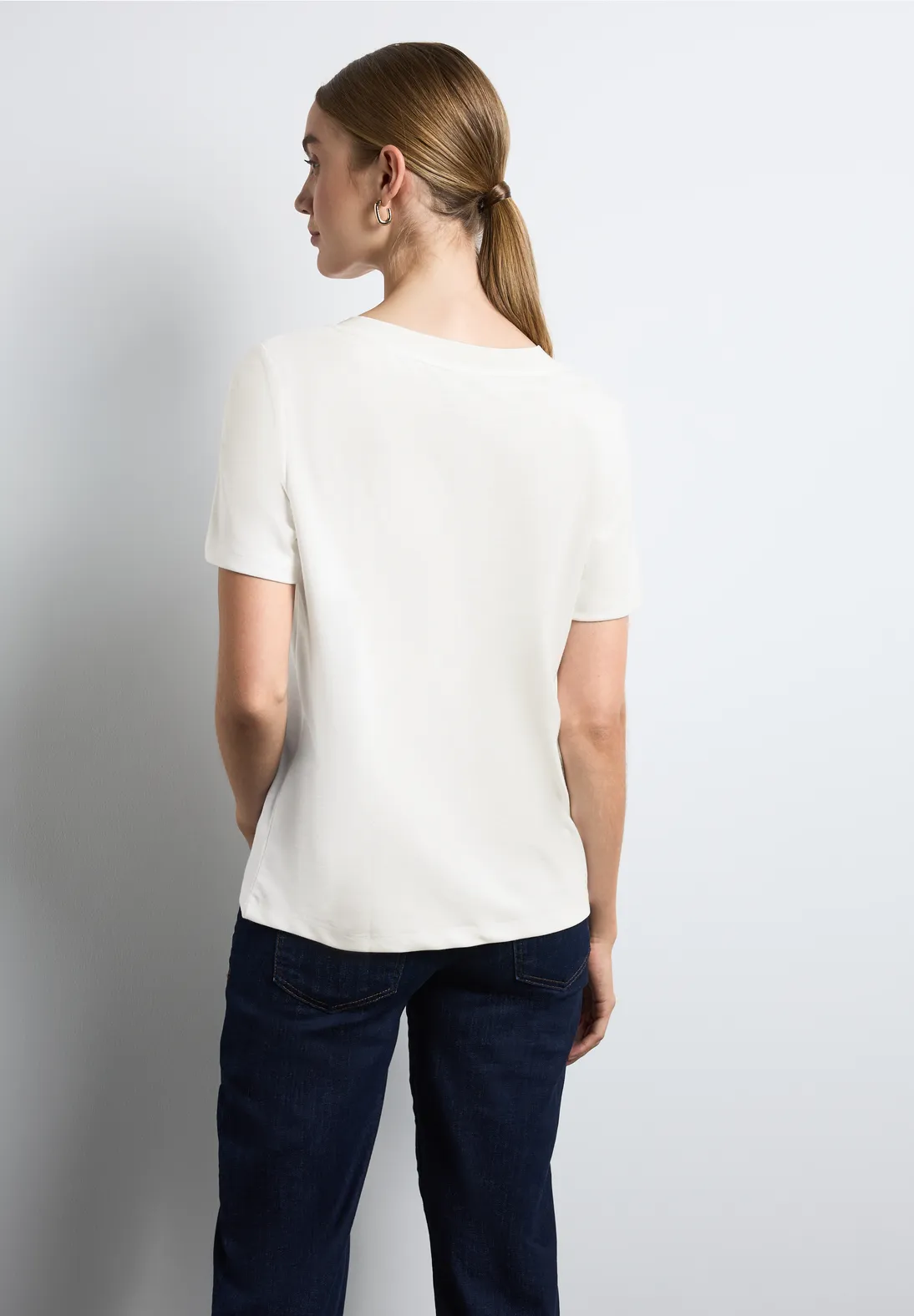 Street One T-Shirt Mit V-Ausschnitt