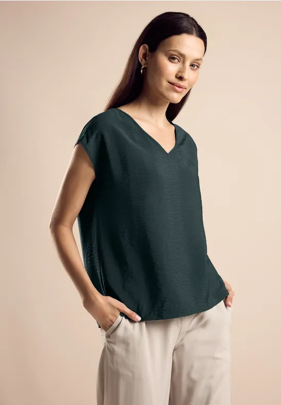 Street One T-Shirt Mit V-Ausschnitt