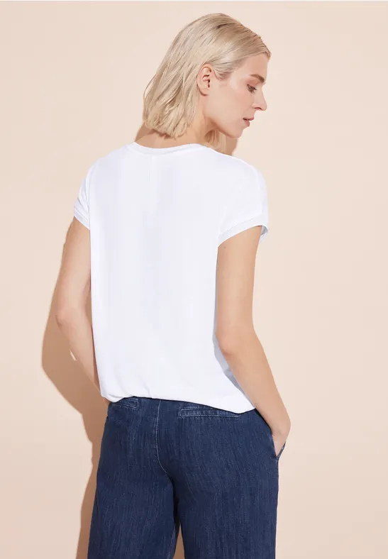 Street One T-Shirt Mit V-Neck
