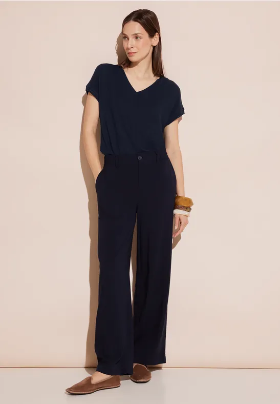 Street One T-Shirt Mit V-Neck