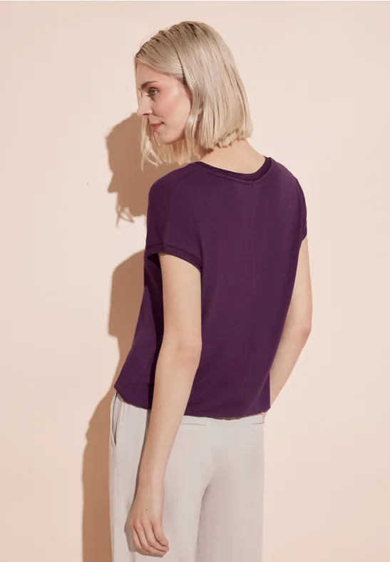 Street One T-Shirt Mit V-Neck