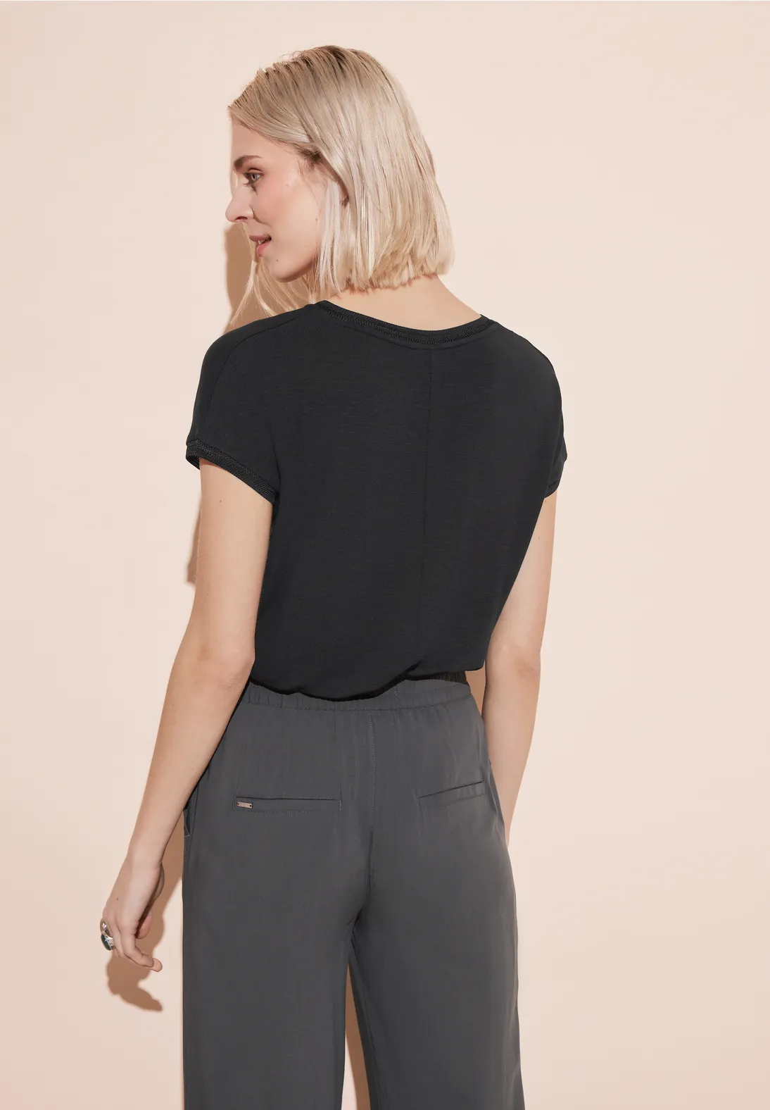 Street One T-Shirt Mit V-Neck