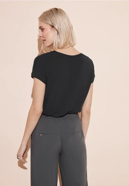 Street One T-Shirt Mit V-Neck