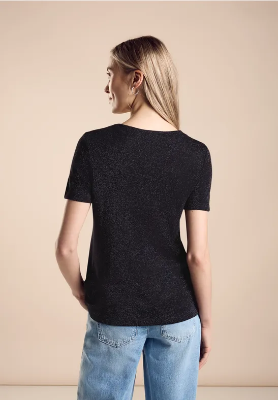 Street One T-Shirt Mit V-Neck