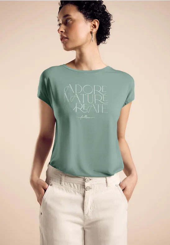 Street One T-Shirt Mit Wording