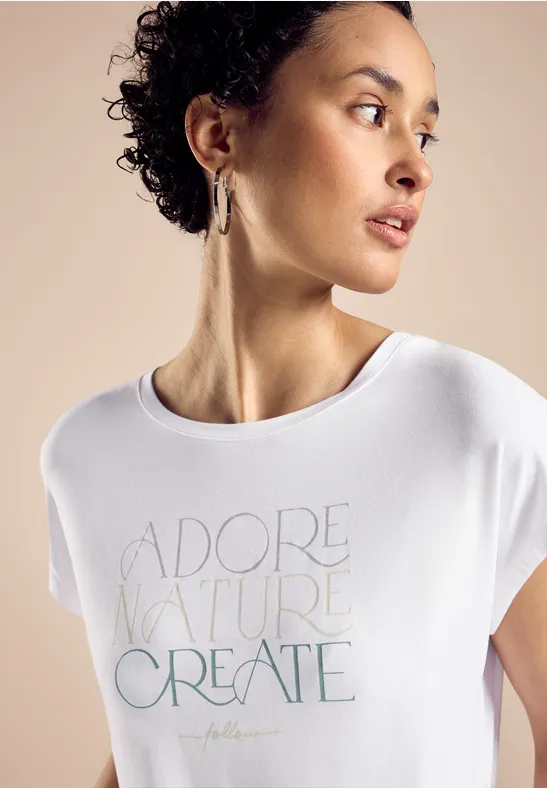 Street One T-Shirt Mit Wording