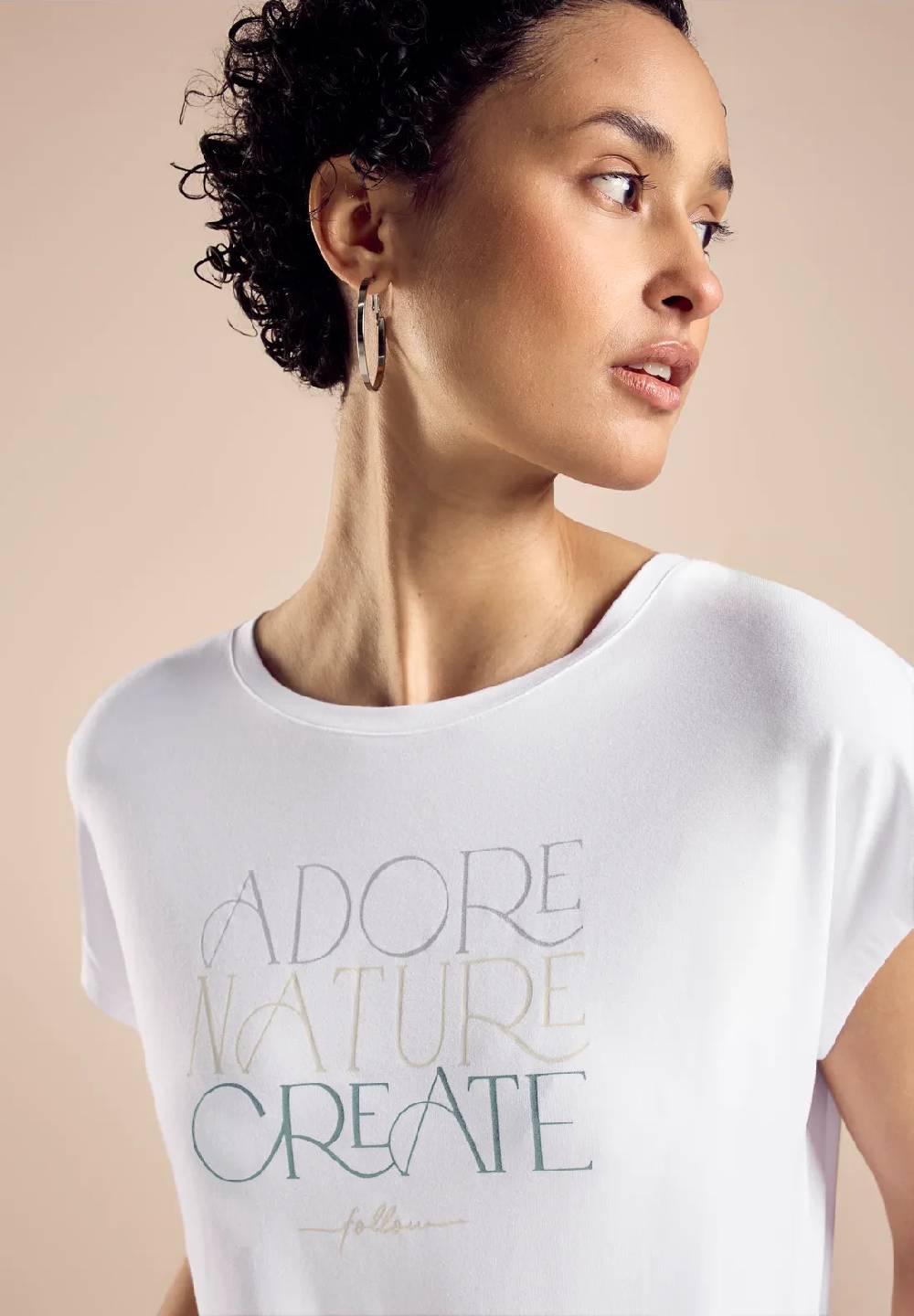 Street One T-Shirt mit Wording